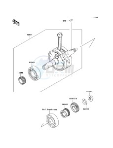 D-TRACKER 125 KLX125DEF XX (EU ME A(FRICA) drawing Crankshaft