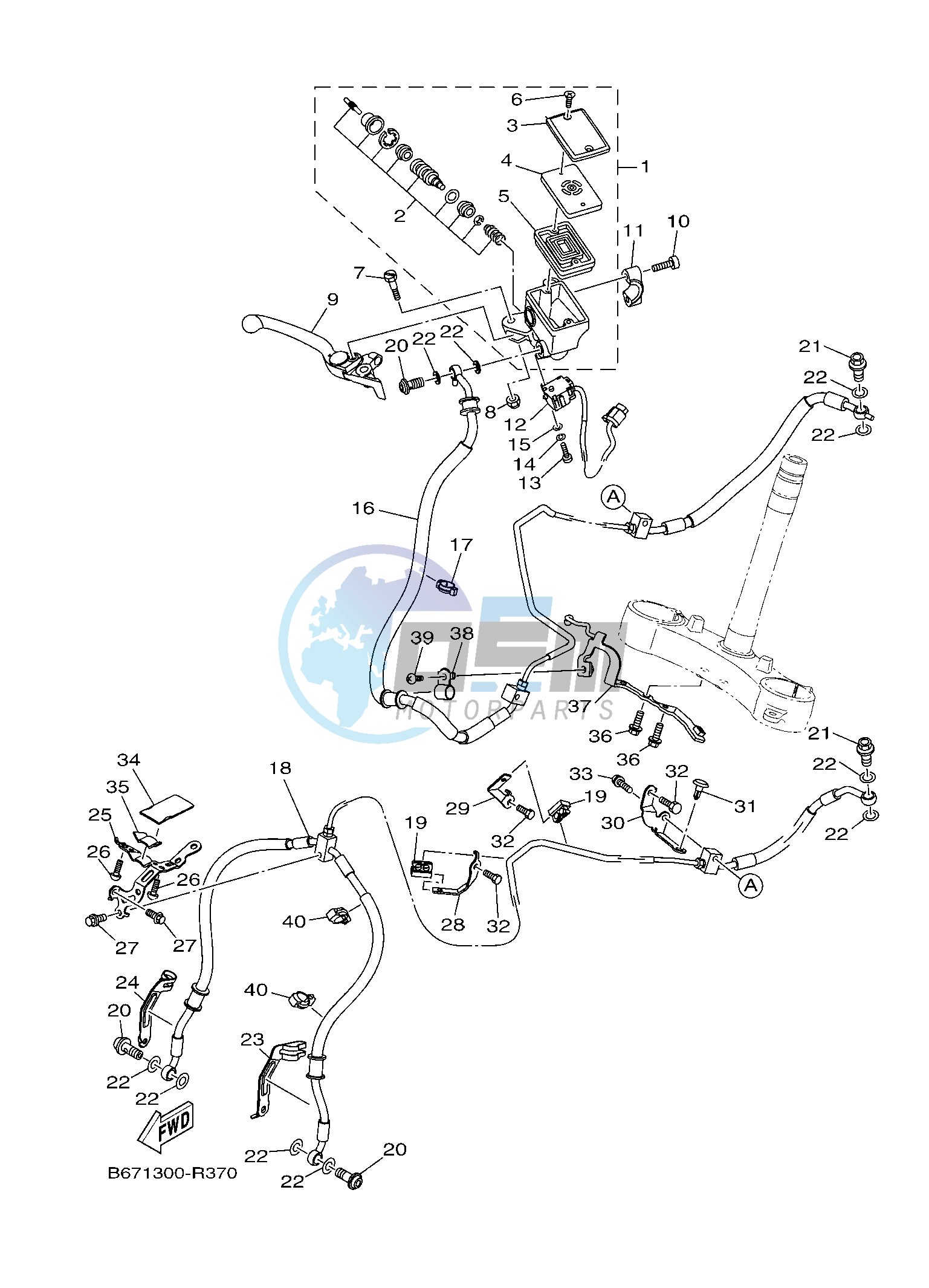 FRONT MASTER CYLINDER