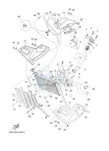 XT660Z TENERE (2BD6 2BD6 2BD6) drawing RADIATOR & HOSE