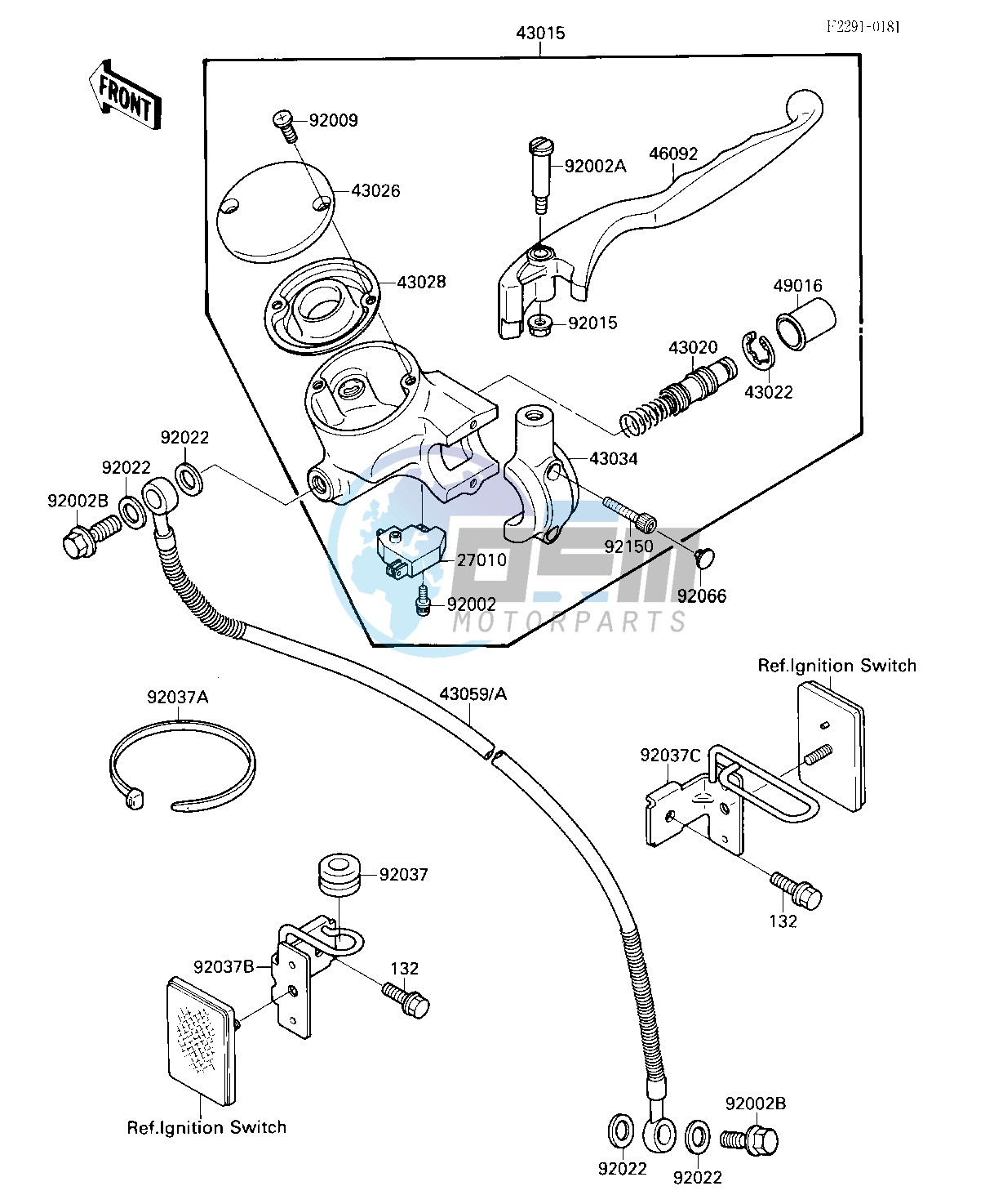 FRONT MASTER CYLINDER