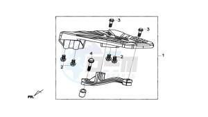 GTS 300i ABS drawing LUGGAGE RACK