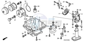 CBR600RAA Korea - (KO / ABS) drawing OIL PAN/OIL PUMP