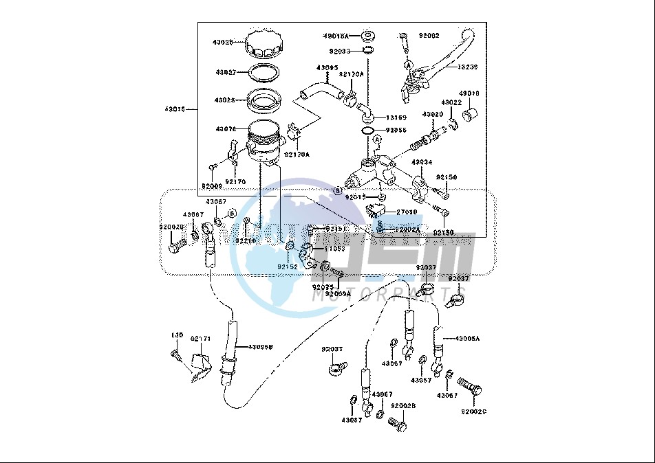 FRONT MASTER CYLINDER