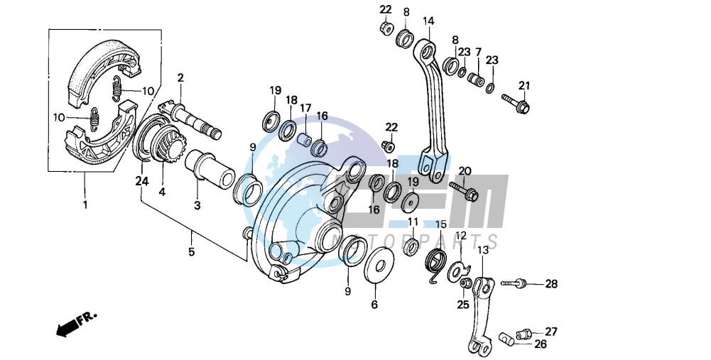 FRONT BRAKE PANEL