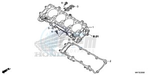 CBR1000S1 2ED - (2ED) drawing CYLINDER