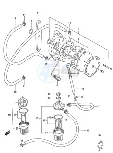 DT 115 drawing Fuel Pump (1995 to 1996)