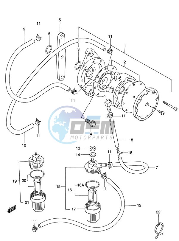 Fuel Pump (1995 to 1996)