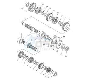 WR F 250 drawing TRANSMISSION