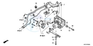 CB600FAC drawing ABS MODULATOR