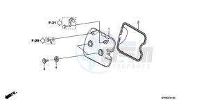 SH300A9 UK - (E / ABS MKH) drawing CYLINDER HEAD COVER