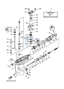 F60AETL drawing LOWER-CASING-x-DRIVE-1