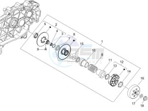 Liberty 125 4t Sport drawing Driven pulley