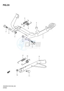 AN400 (E3-E28) Burgman drawing STAND