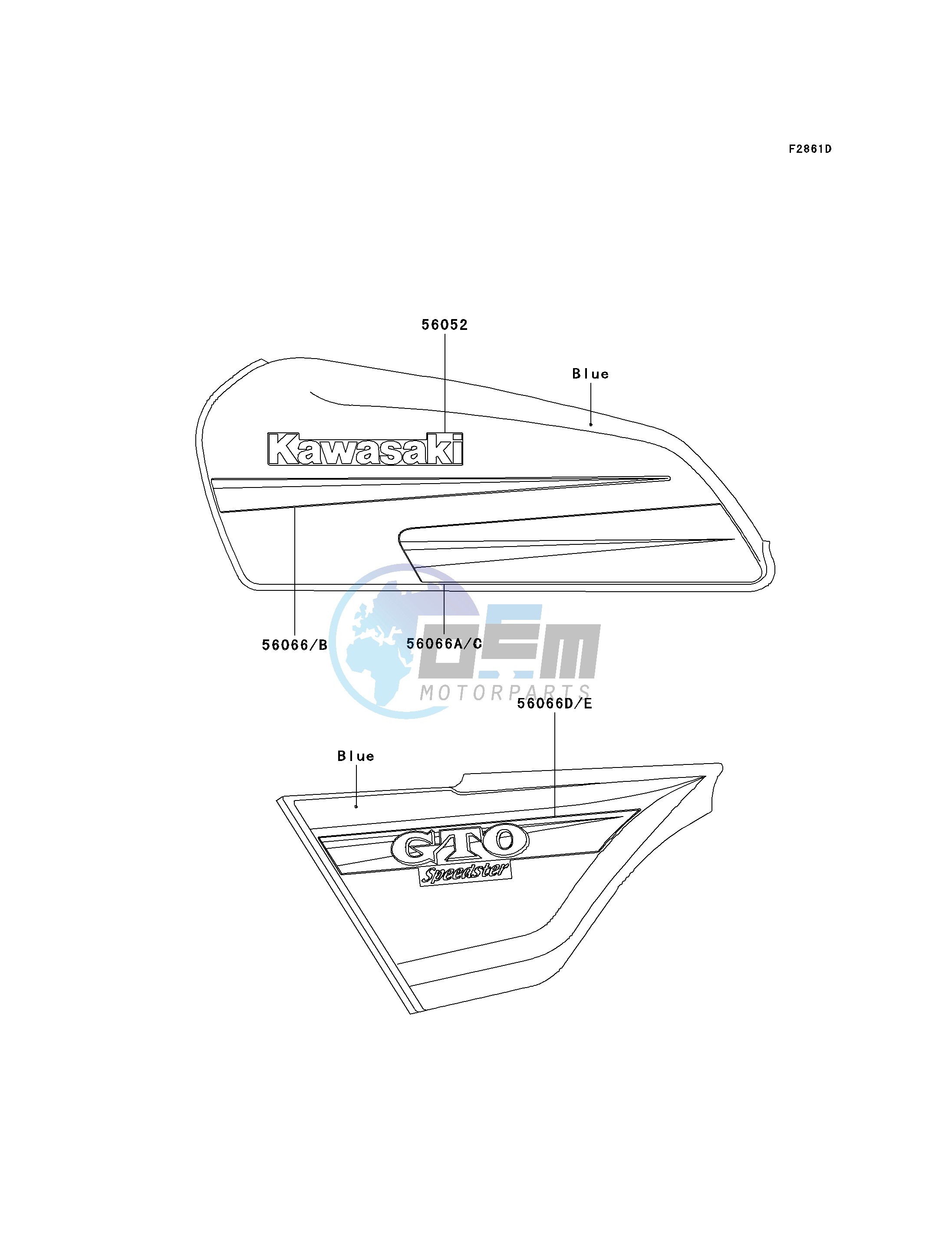 DECALS-- BLUE- --- M9- -