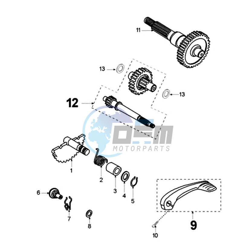 DRIVE SHAFTS / KICKSTARTER