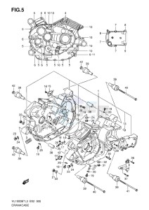 VL1500 BT drawing CRANKCASE