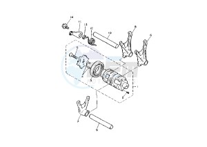 XTZ TENERE 660 drawing SHIFT CAM-FORK