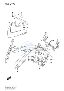 GSX-S1000 EU drawing HEADLAMP HOUSING