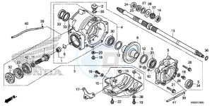 TRX250TEH Europe Direct - (ED) drawing REAR FINAL GEAR