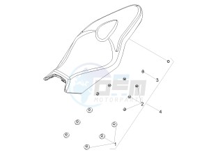 TUONO 125 4T E4 ABS (APAC) drawing Saddle