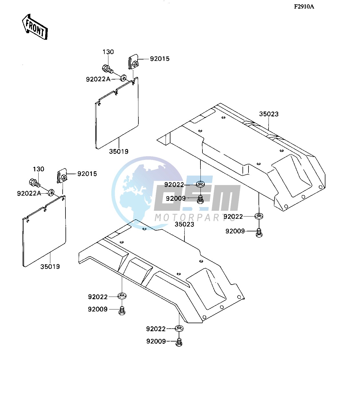 ACCESSORY-- REAR FENDER- -