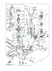 L250GETOX drawing POWER-TILT-ASSEMBLY