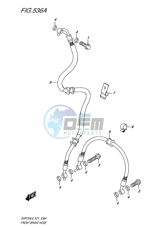 FRONT BRAKE HOSE