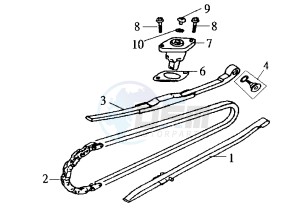 ATTILA - 150 cc drawing CAM CHAIN