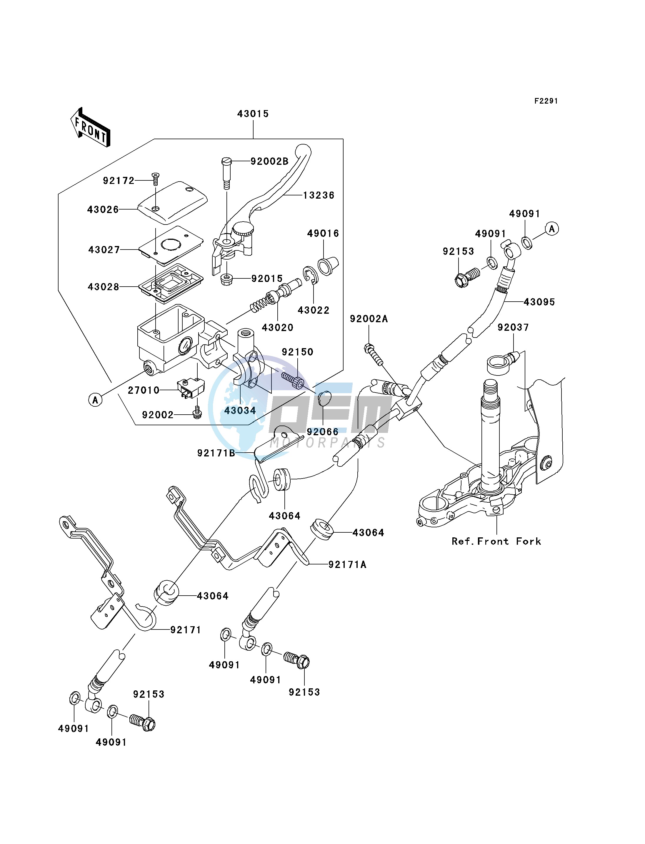 FRONT MASTER CYLINDER