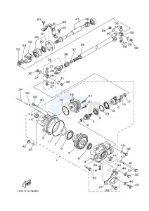 YXM700E YXM70VPXG VIKING EPS (B423) drawing FRONT DIFFERENTIAL