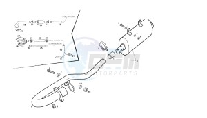 SENDA SM BAJA - 125 CC EU3 drawing EXHAUST