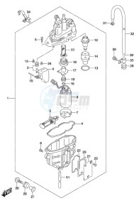 DF 115A drawing Fuel Vapor Separator