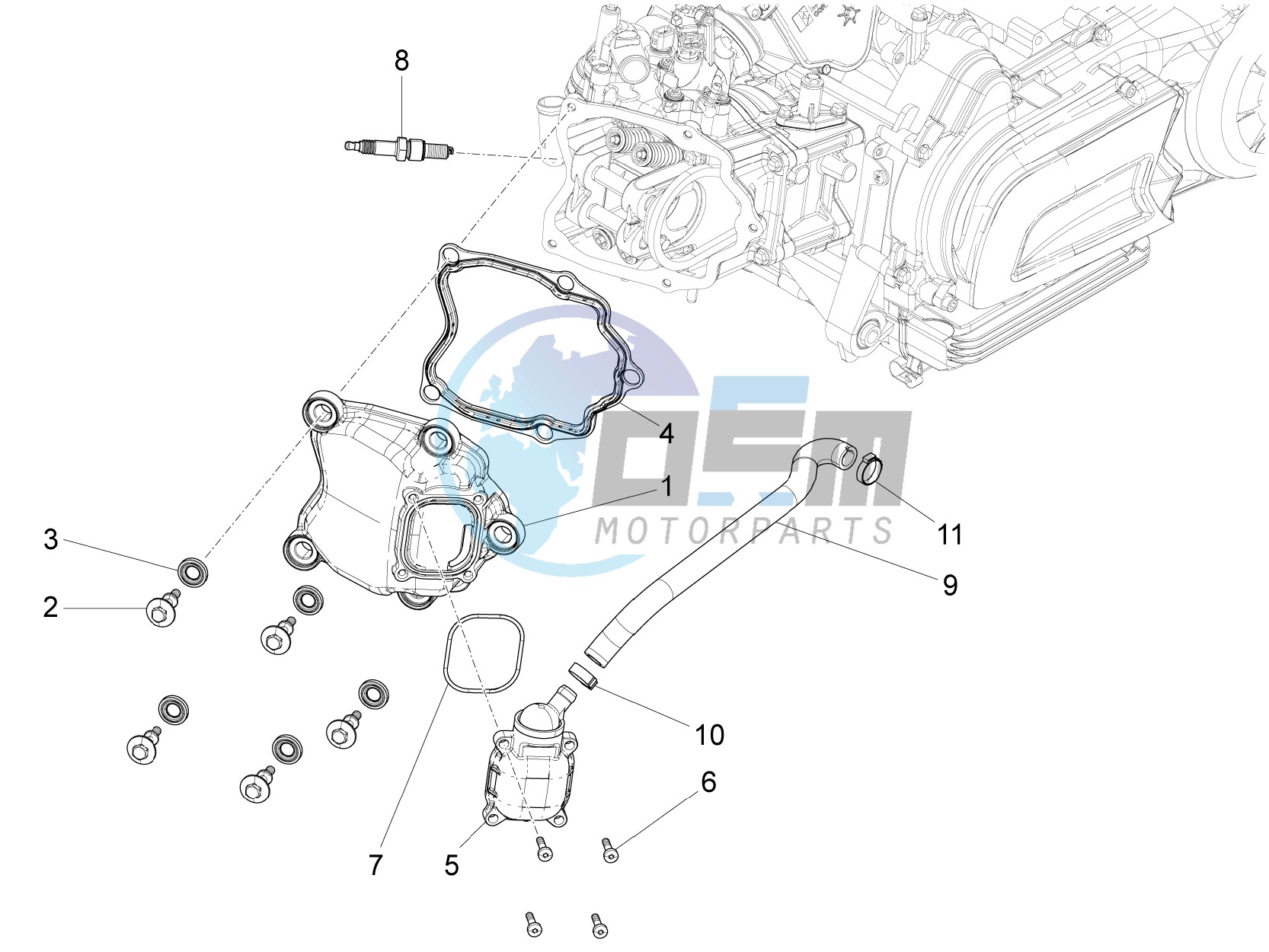 Cylinder head cover