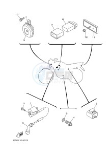 YBR125E (BN96) drawing ELECTRICAL 2