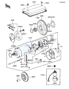 KZ 1100 B [GPZ) (B1-B2) [GPZ) drawing STARTER MOTOR_STARTER CLUTCH -- KZ1100-B2- -