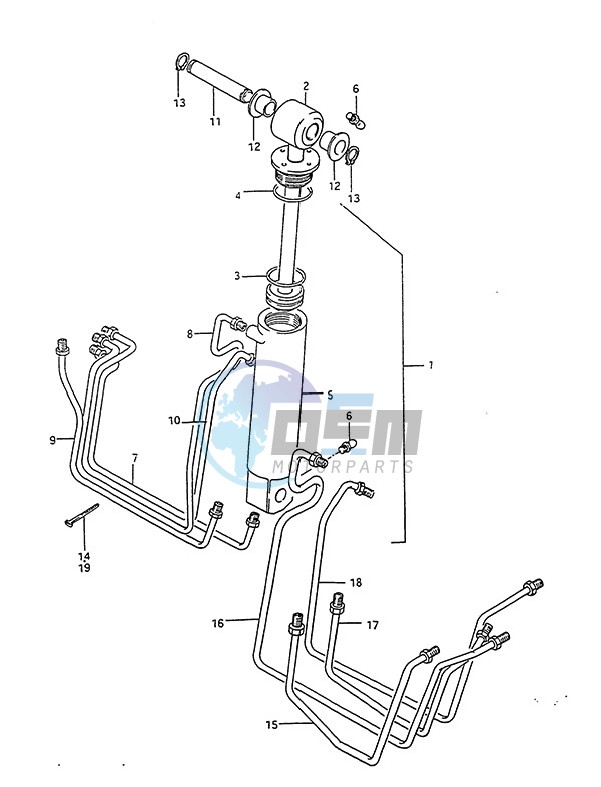 Tilt Cylinder (1988 to 1994)