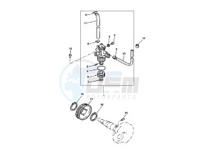 BW'S NAKED 50 drawing OIL PUMP