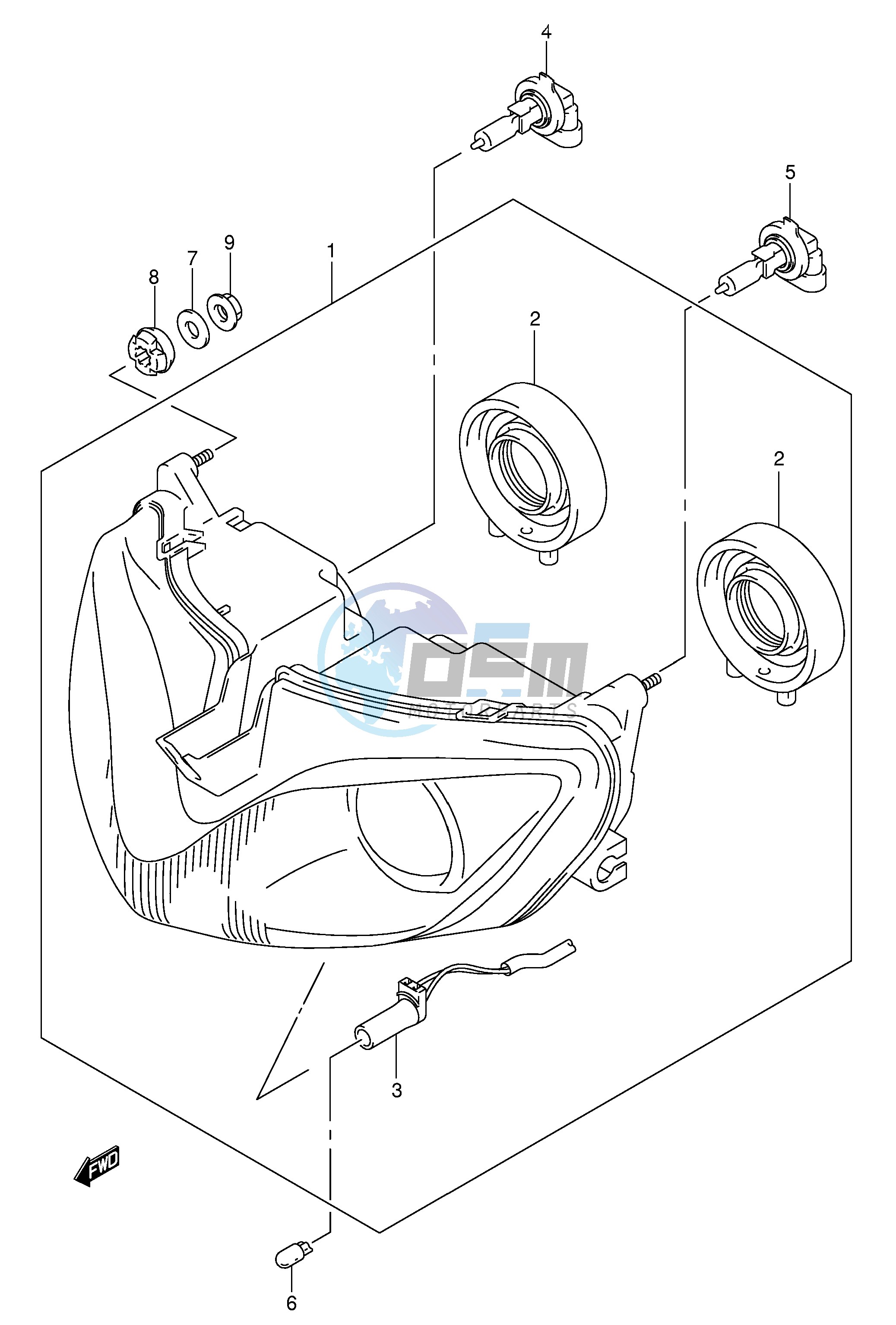 HEADLAMP (NOTE)