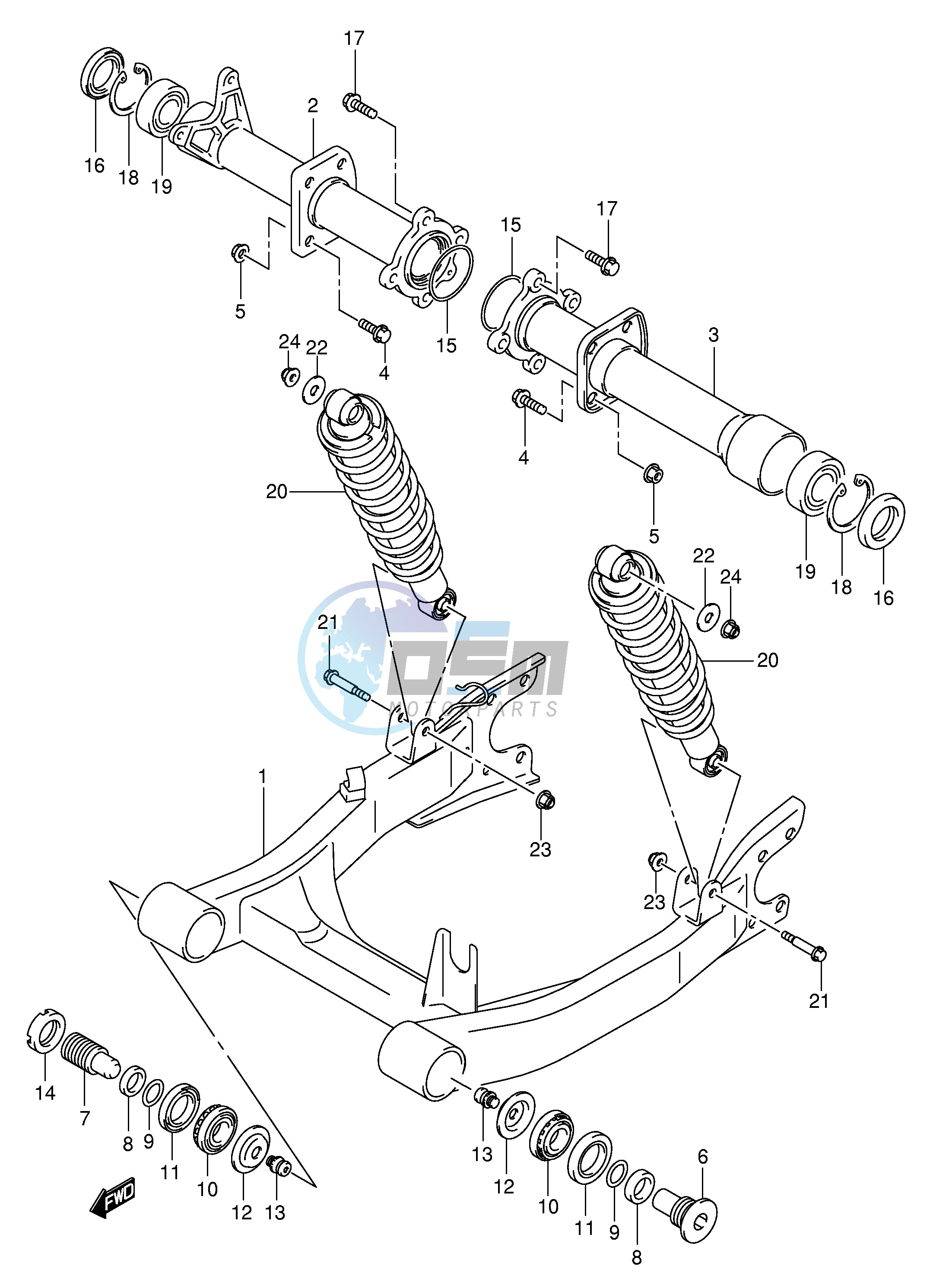 REAR SWINGINGARM