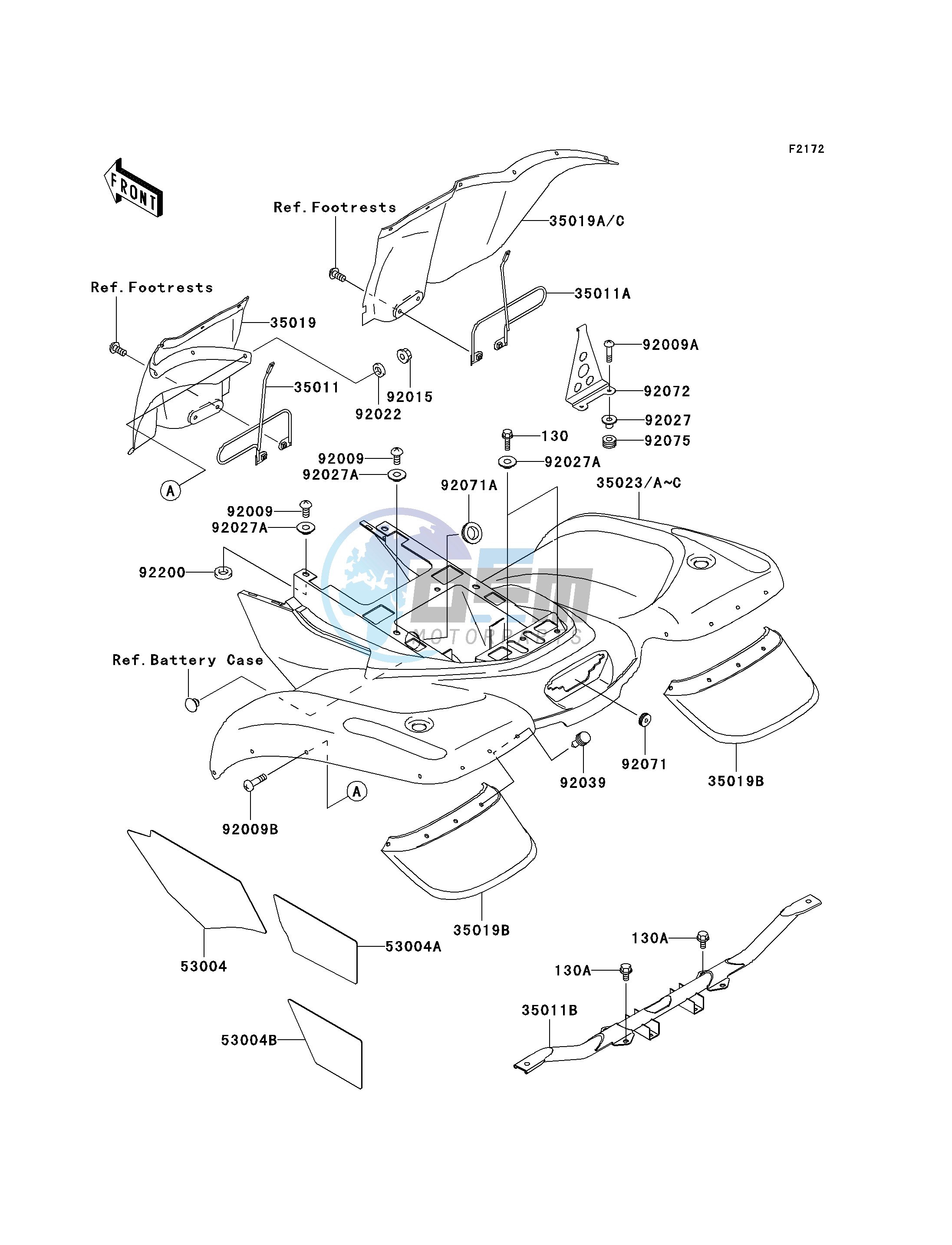 REAR FENDER-- S- -