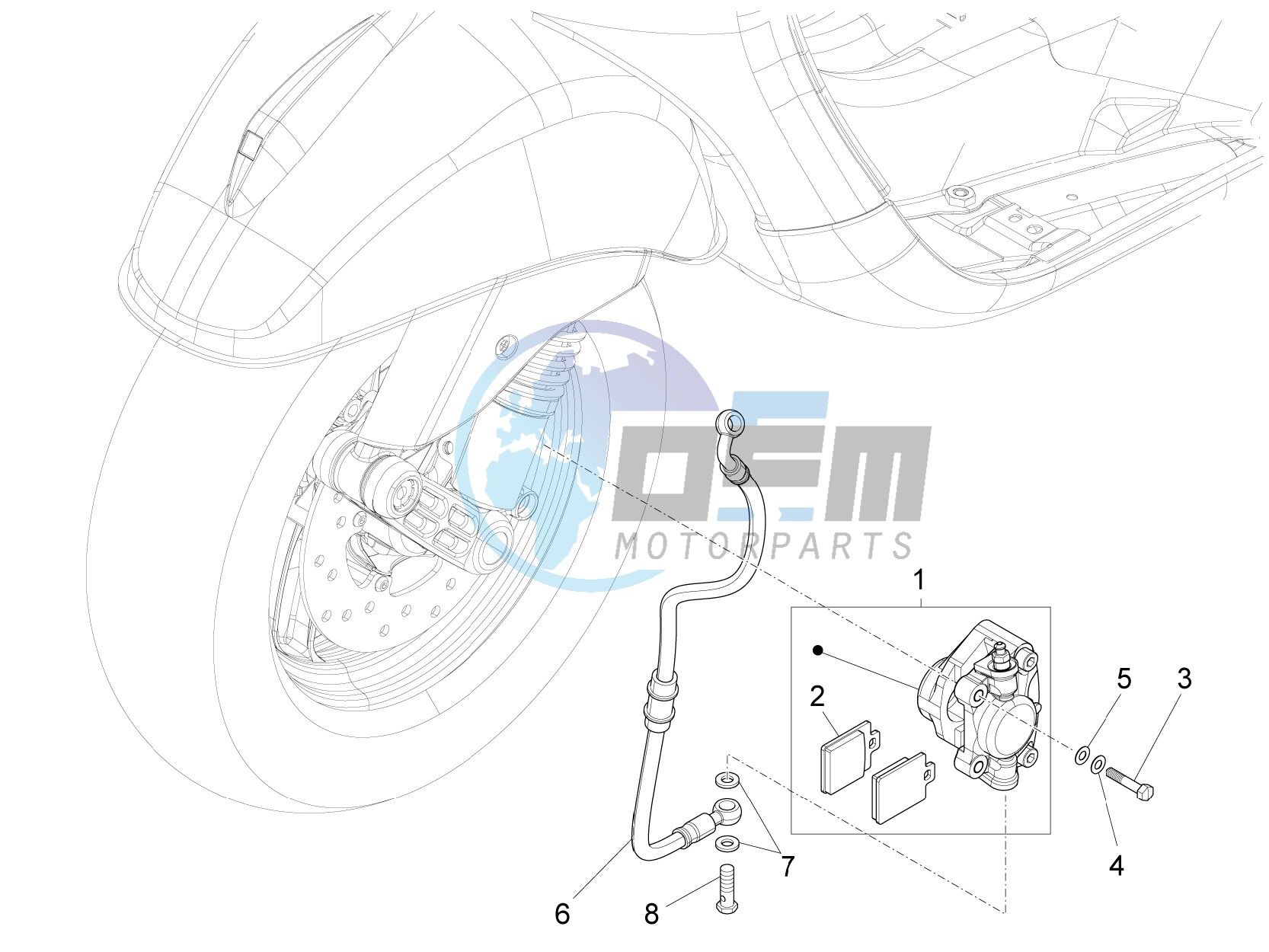 Brakes pipes - Calipers