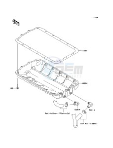 JET SKI STX-15F JT1500A8F FR drawing Oil Pan