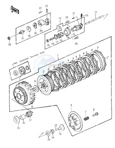 KZ 550 A (A1-A2) drawing CLUTCH -- 80-81 A1_A2- -