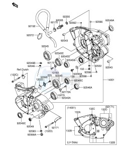 RM-Z250 (E24) drawing CRANKCASE