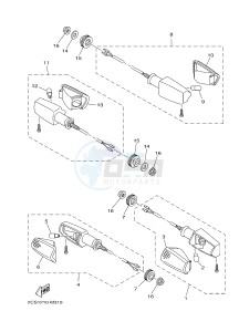 YB125 (2CS8) drawing FLASHER LIGHT