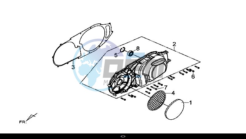 L. CRANK CASE COVER