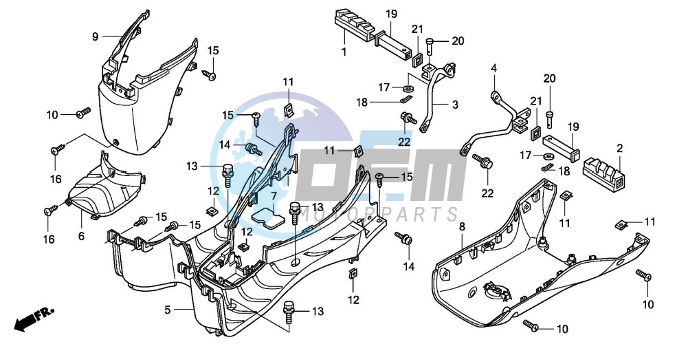 FLOOR STEP/PILLION STEP