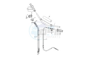 WR F 250 drawing STEERING HANDLE – CABLE