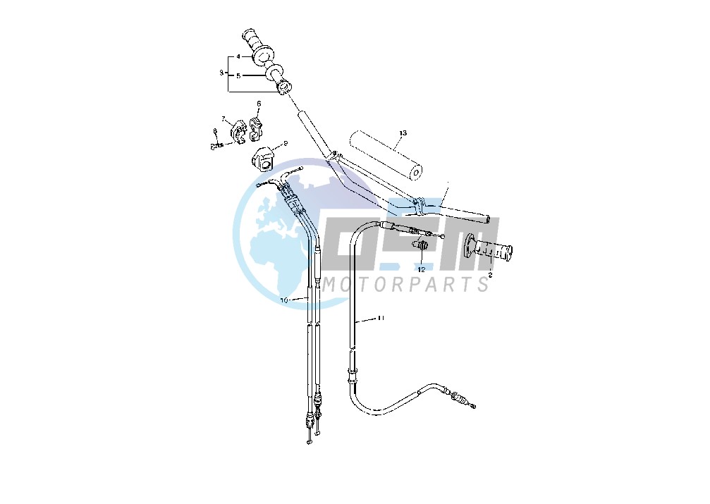 STEERING HANDLE – CABLE