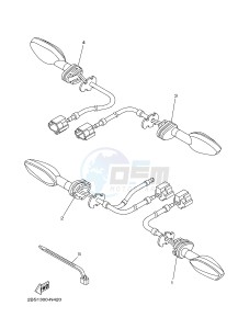 XT1200Z (2BS4) drawing FLASHER LIGHT